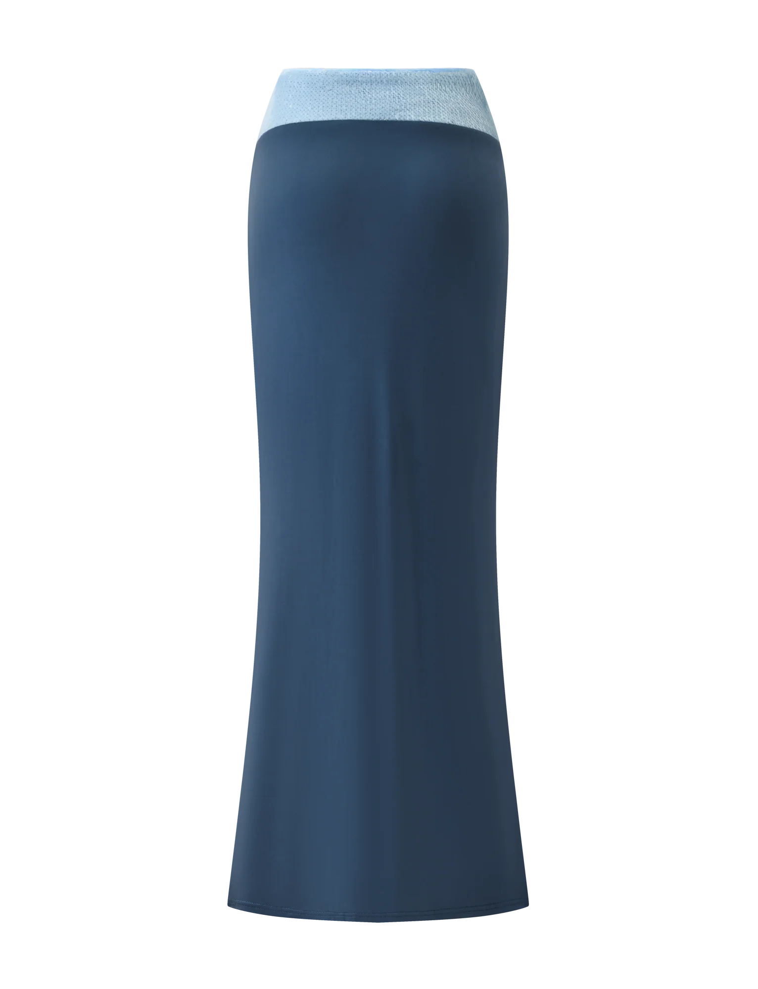 THARA MAXI SKIRT SLATE BLUE