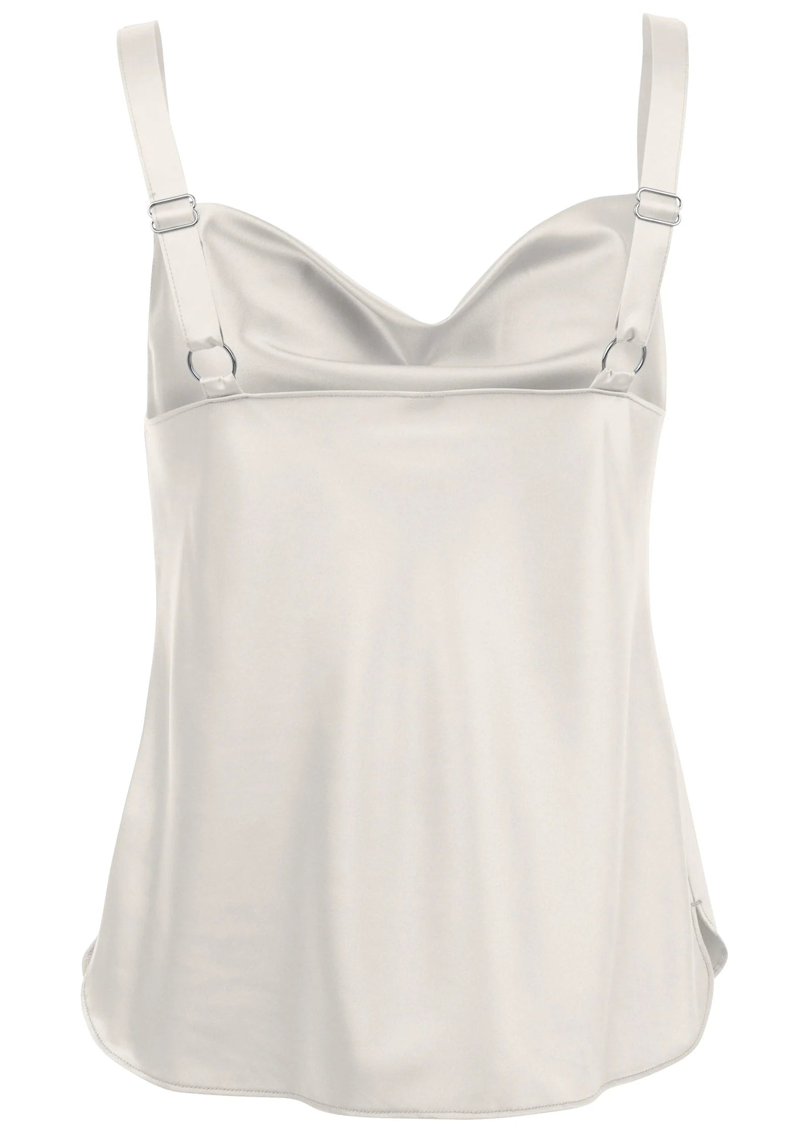 Cowl Neck Tank Off White