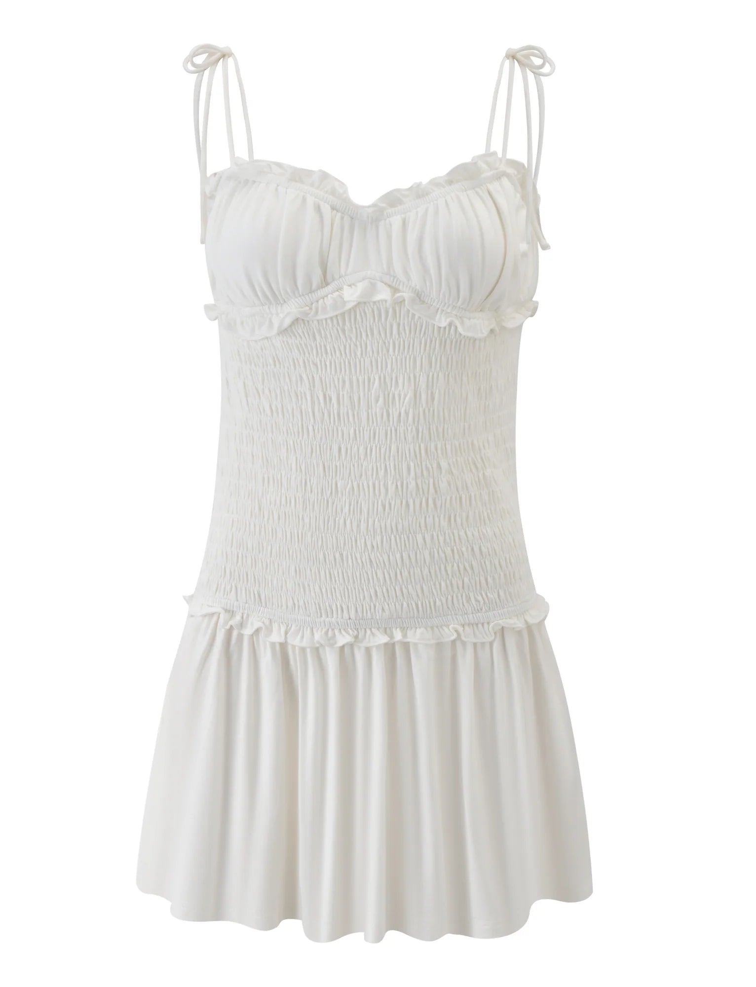 SAFIRA MINI DRESS WHITE