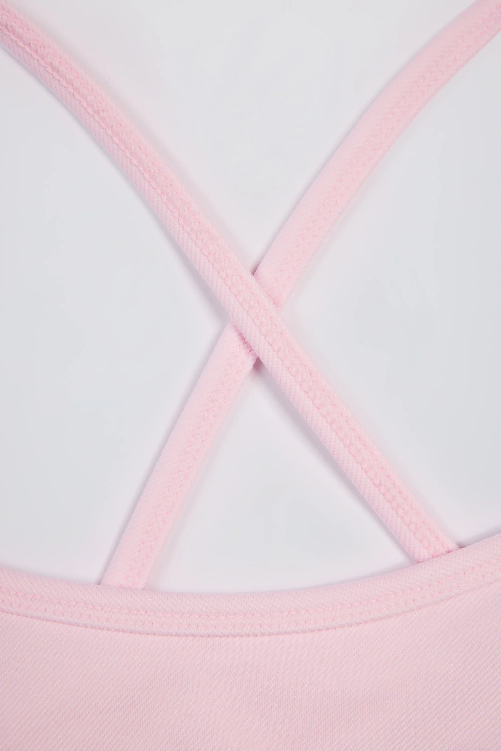 Super Sculpt Seamless Backless Sports Bra in Powder Pink