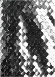 Mirror Sequin Mini Dress Silver