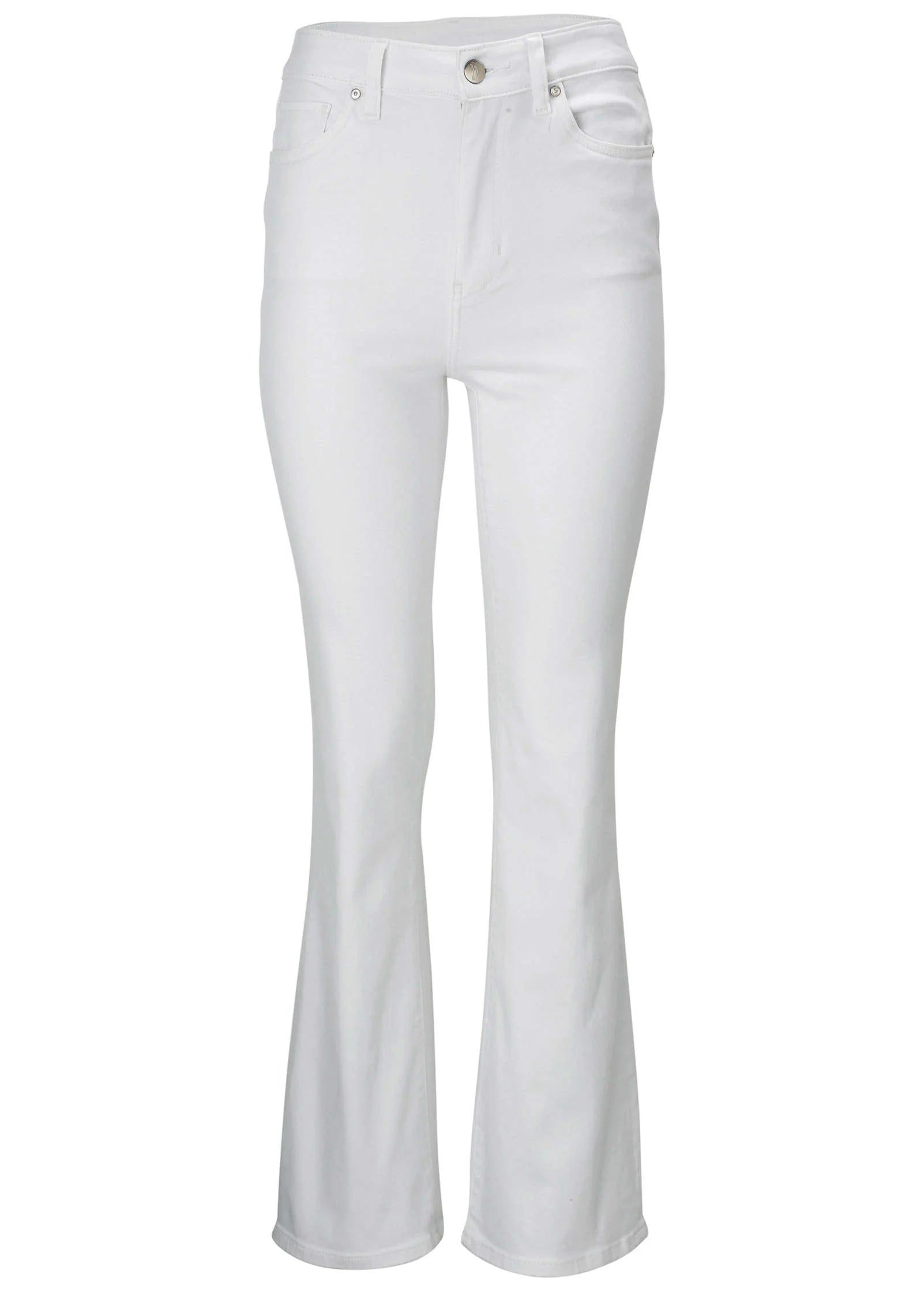 Penelope Modern Flare Jeans White
