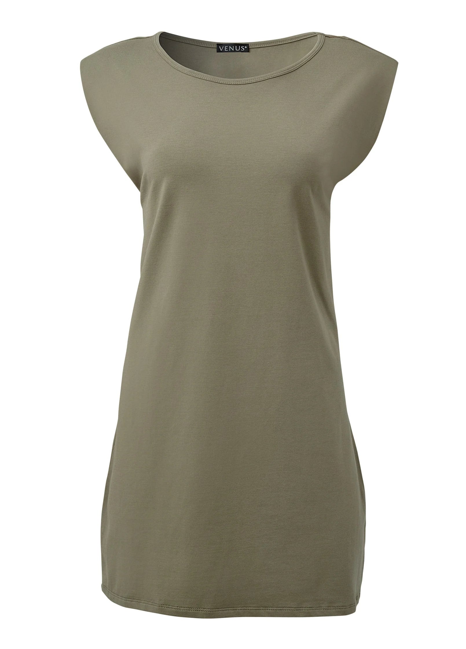 Easy Shift Dress Olive
