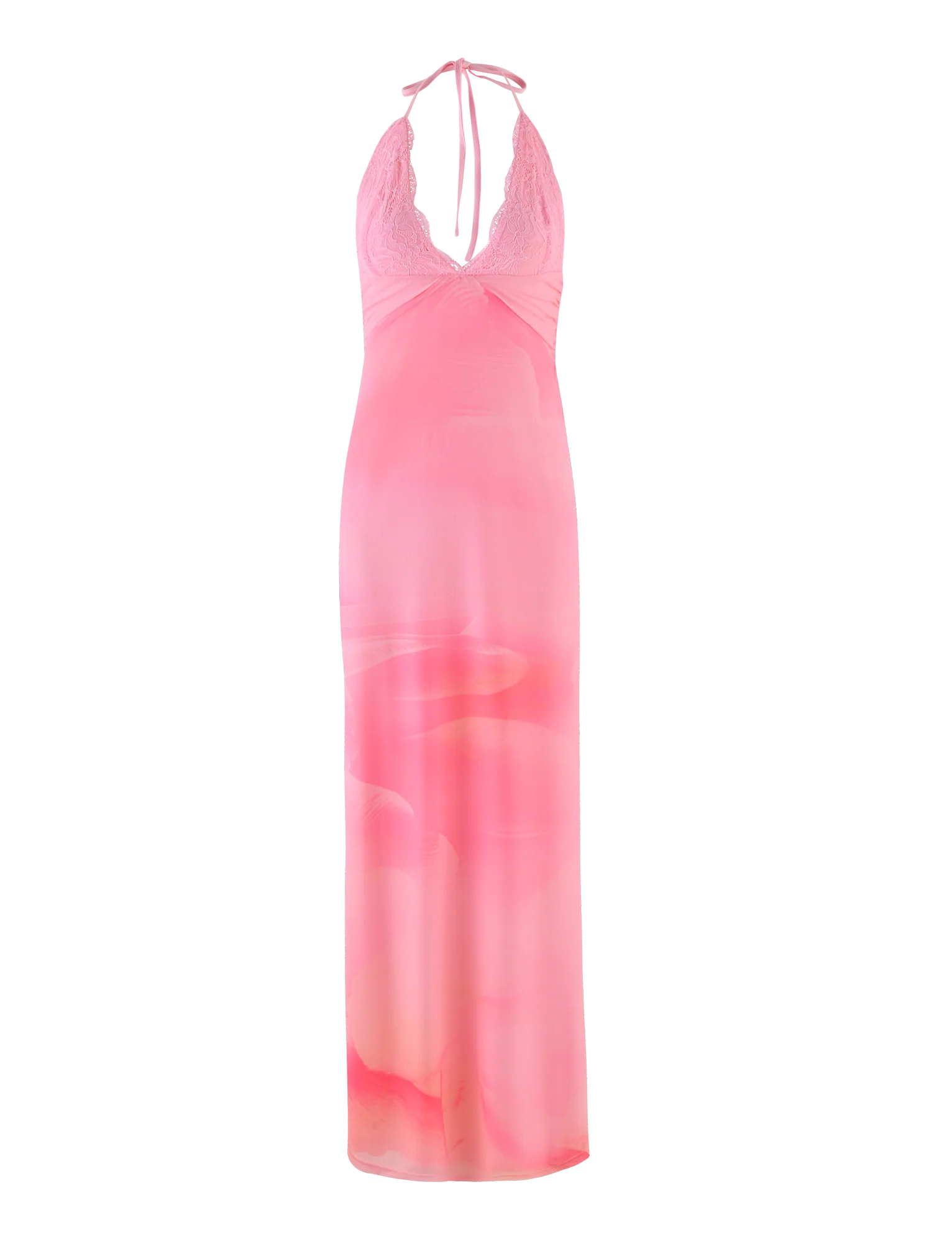DENAE MAXI DRESS PINK FLORAL PINK BLOSSOM