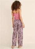 Abstract Mirage Jumpsuit Cream Multi