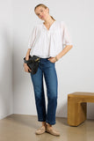 Brinley w Release Hem Straight Jean