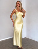 RAINEY MAXI DRESS BUTTER YELLOW