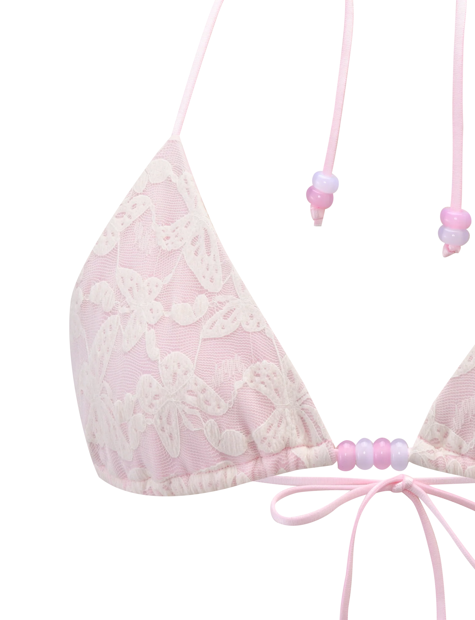 BRIGITTE BIKINI TOP IVORY LACE