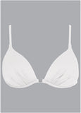 Push Up Bikini Top Pearl White