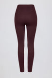 Super Sculpt Seamless High Waist Leggings in Burgundy