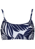 Oahu Underwire Bikini Top Contrast Bold Leaves