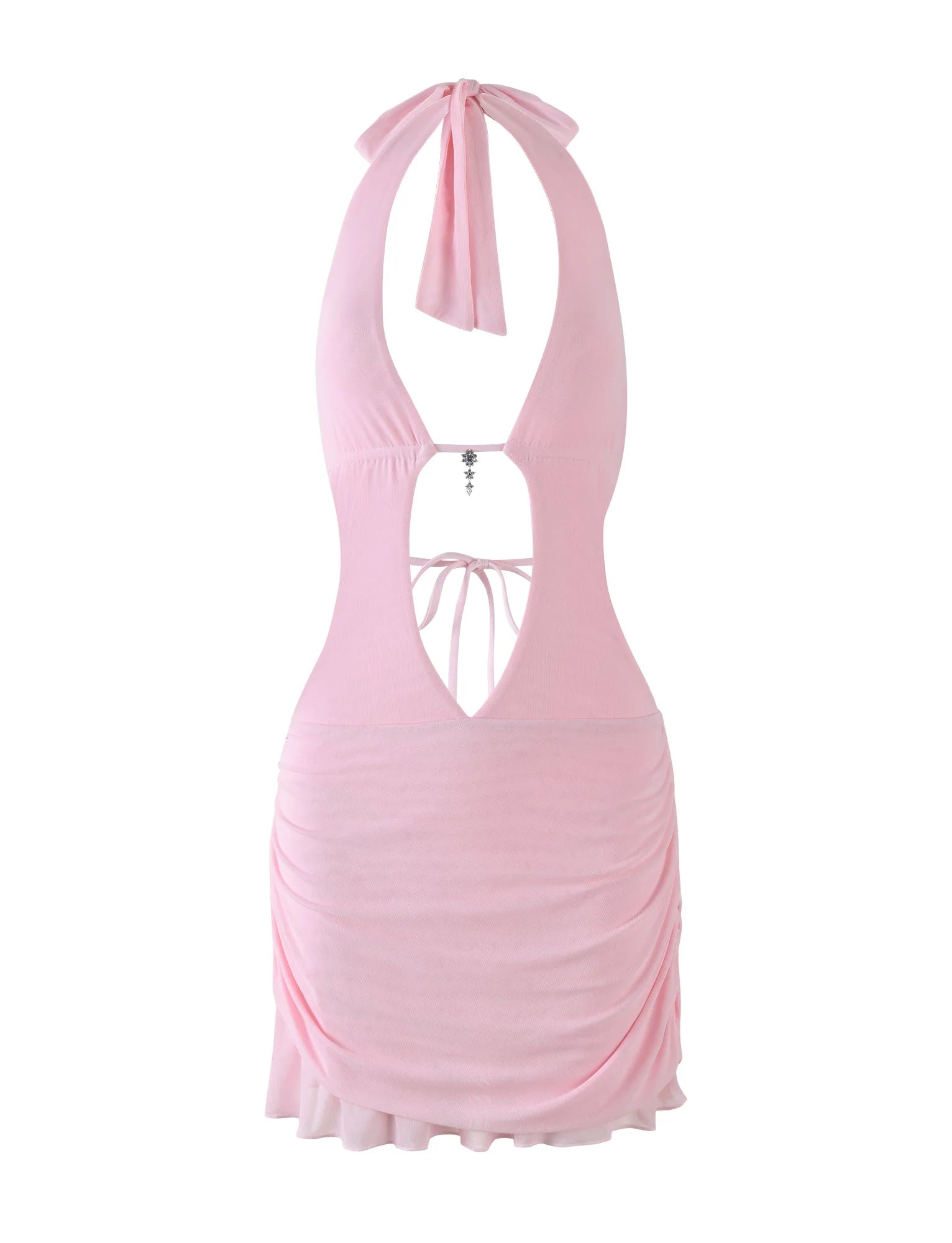 ESHA DRESS PINK BABY PINK