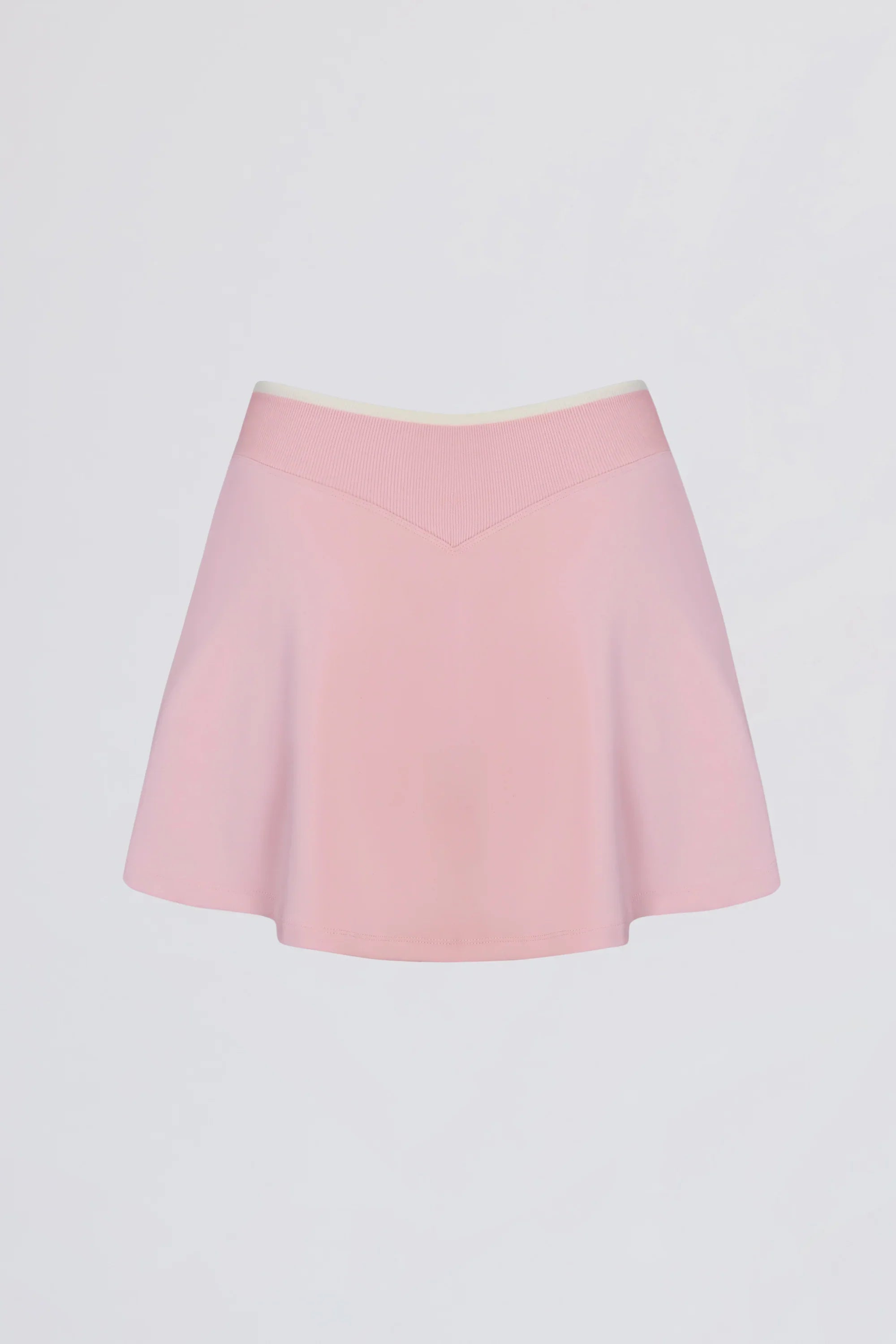Soft Active Crossover Mini Skort in Powder Pink