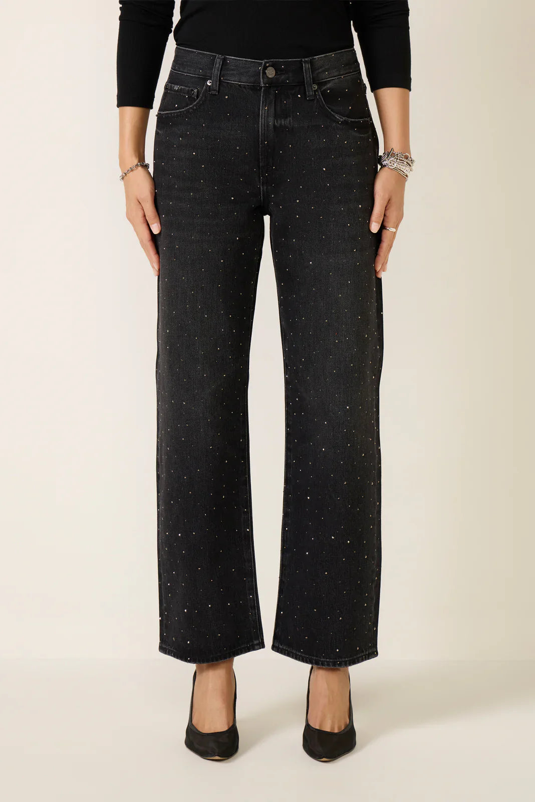 Lexi Sparkle Barrel Jean