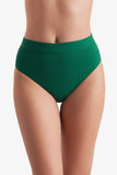 Brooke High Waist Pant Emerald Lido Rib