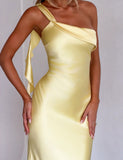 RAINEY MAXI DRESS BUTTER YELLOW