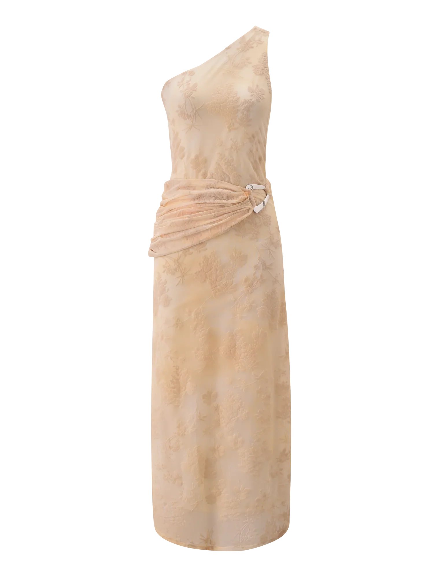 CHARLYSE ONE SHOULDER MAXI DRESS BUTTER YELLOW