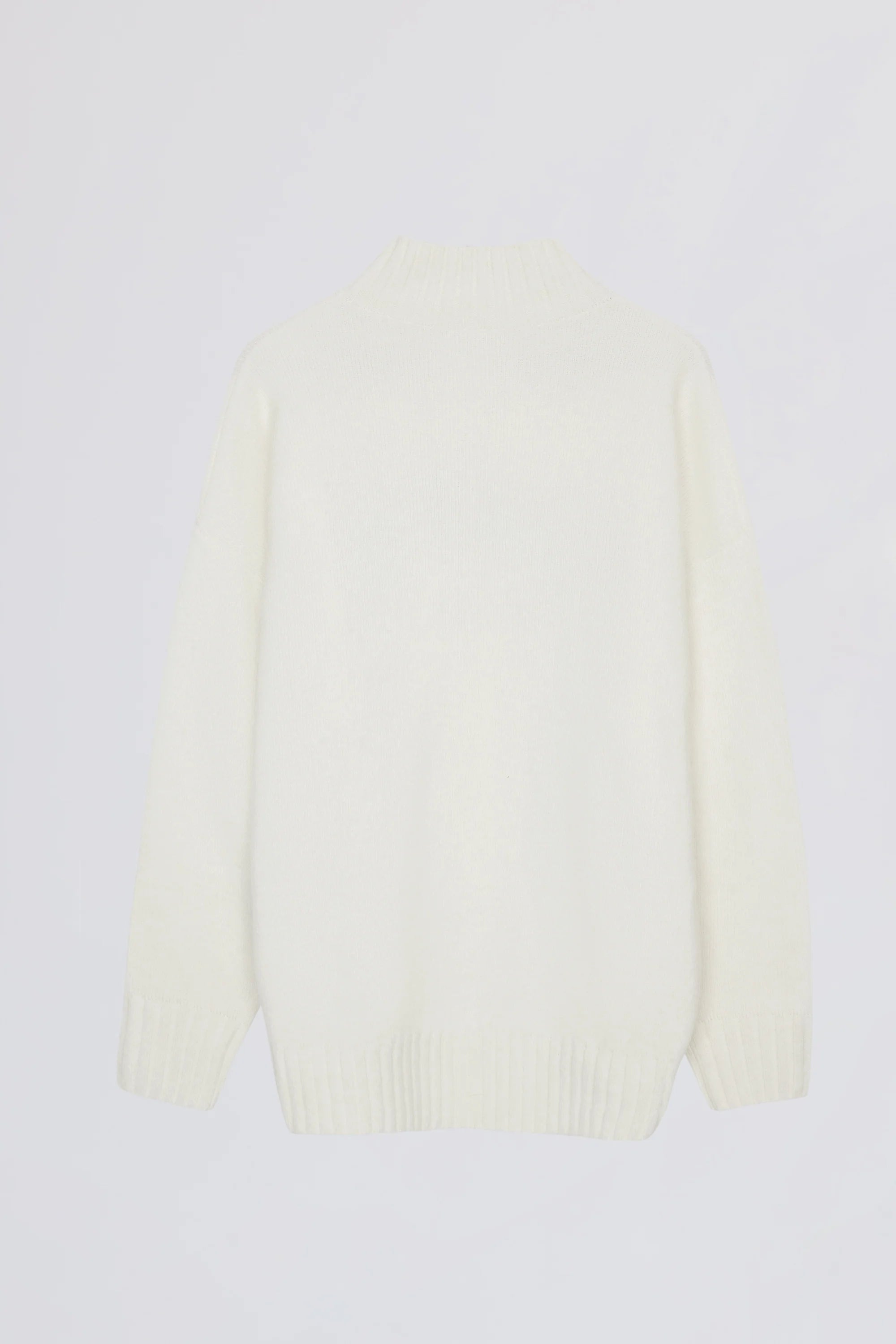 Soft Knit Oversized Jumper in Coconut