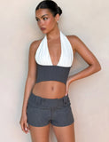 LOTUS TOP CREAM GREY