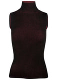 Plaited Tank Sweater Wine