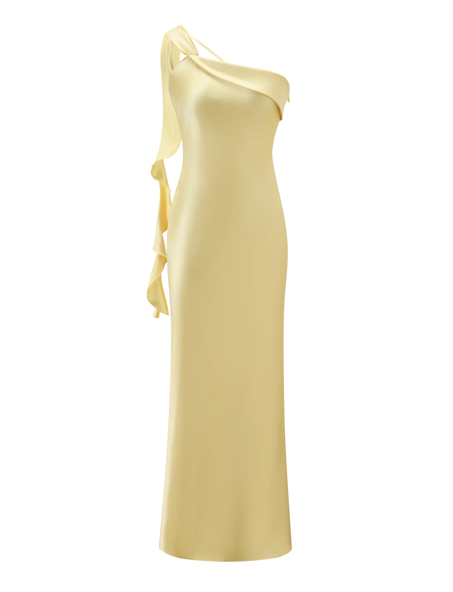 RAINEY MAXI DRESS BUTTER YELLOW