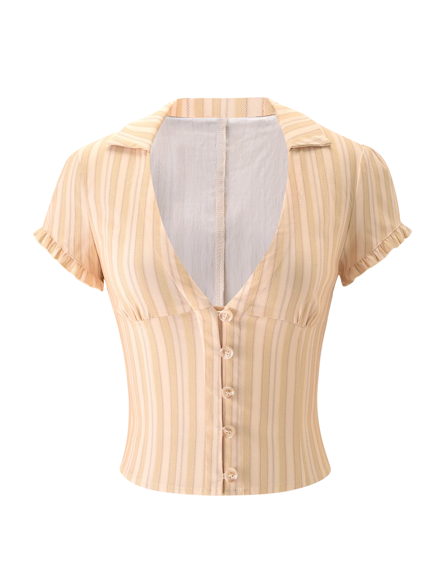 KITTIE SHIRT YELLOW STRIPE