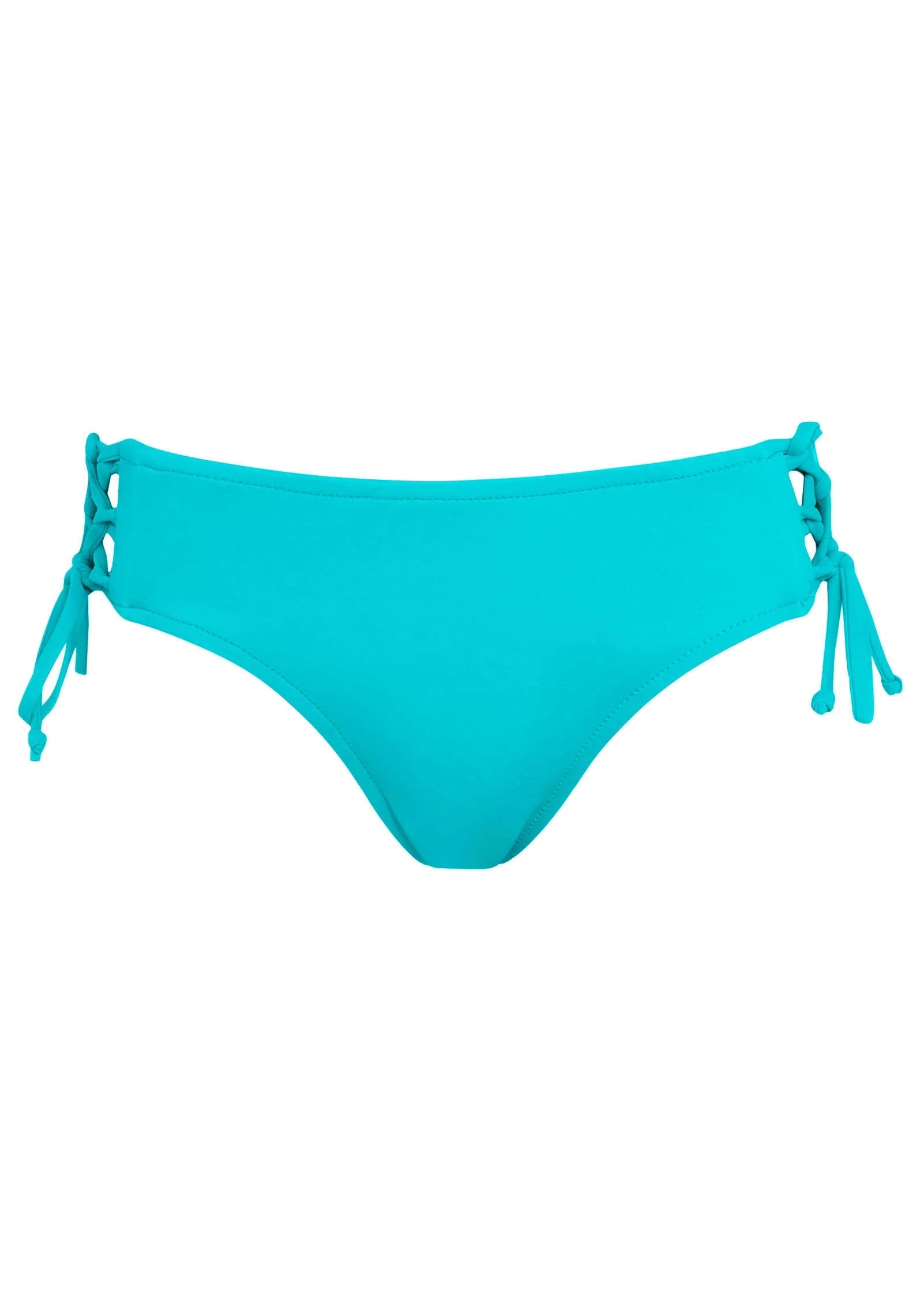 Lattice Side Bikini Bottom Aqua Reef
