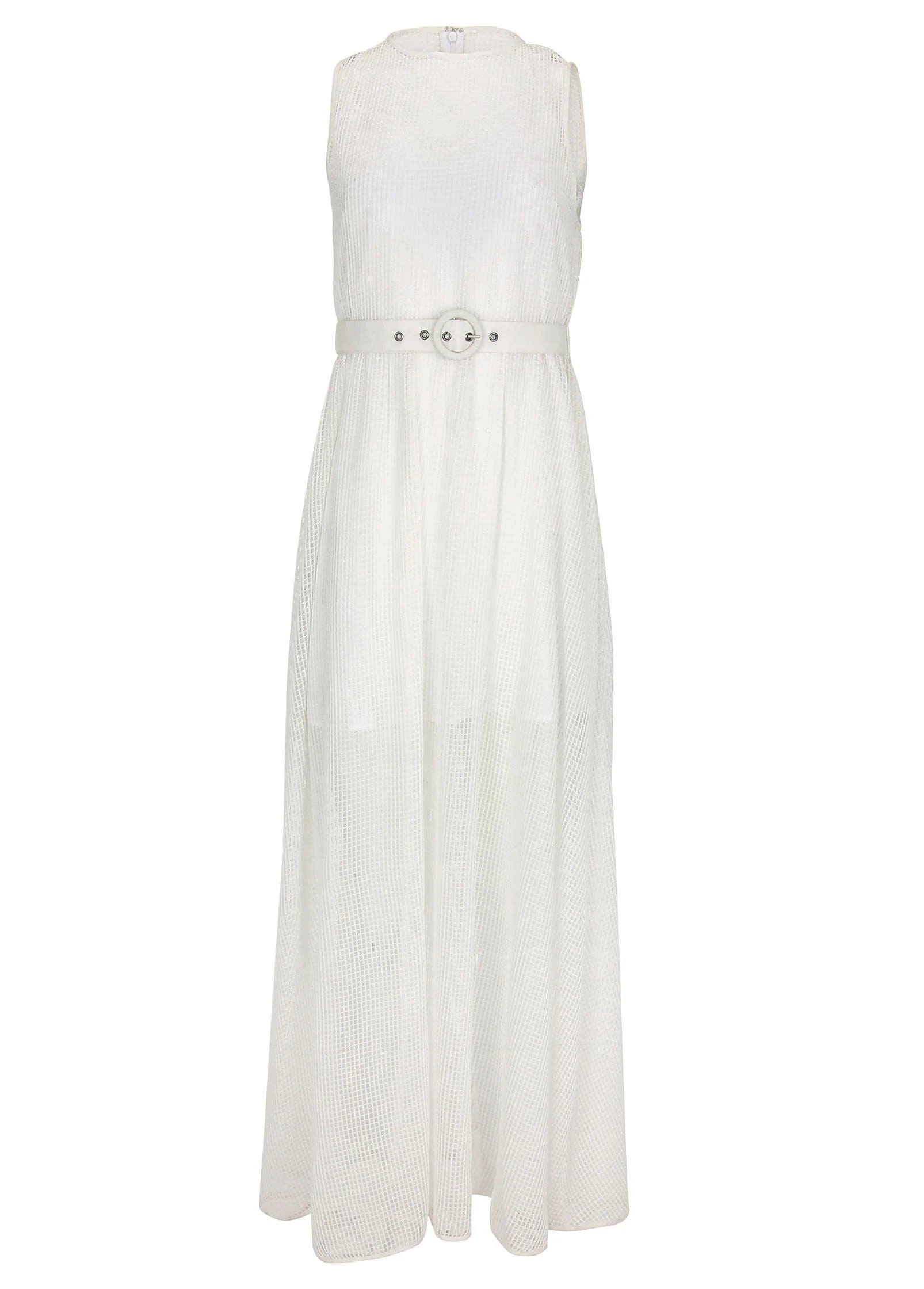 Diamond Lace Maxi Dress Cloud Dancer