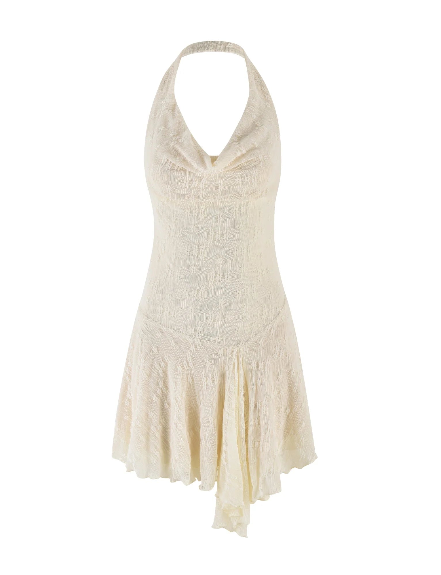 FIORELLA MINI DRESS WHITE LACE CREAM