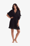 Horizon Tunic Black Bliss Gauze
