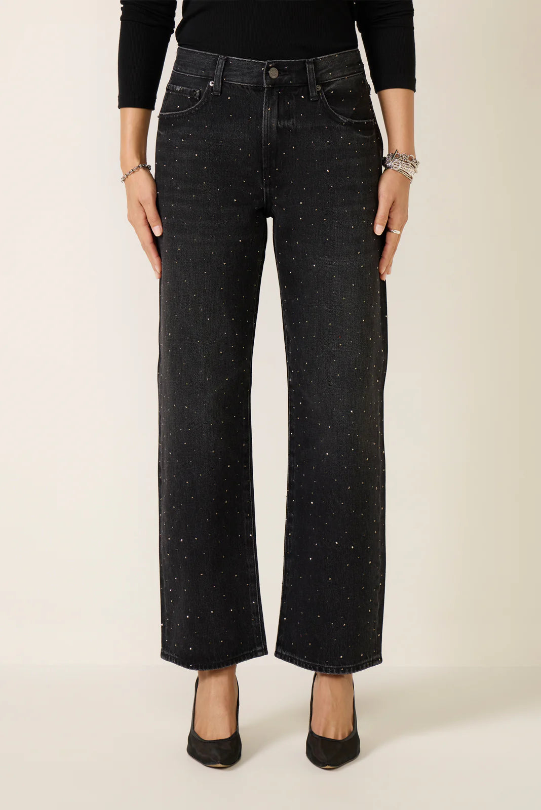 Lexi Sparkle Barrel Jean