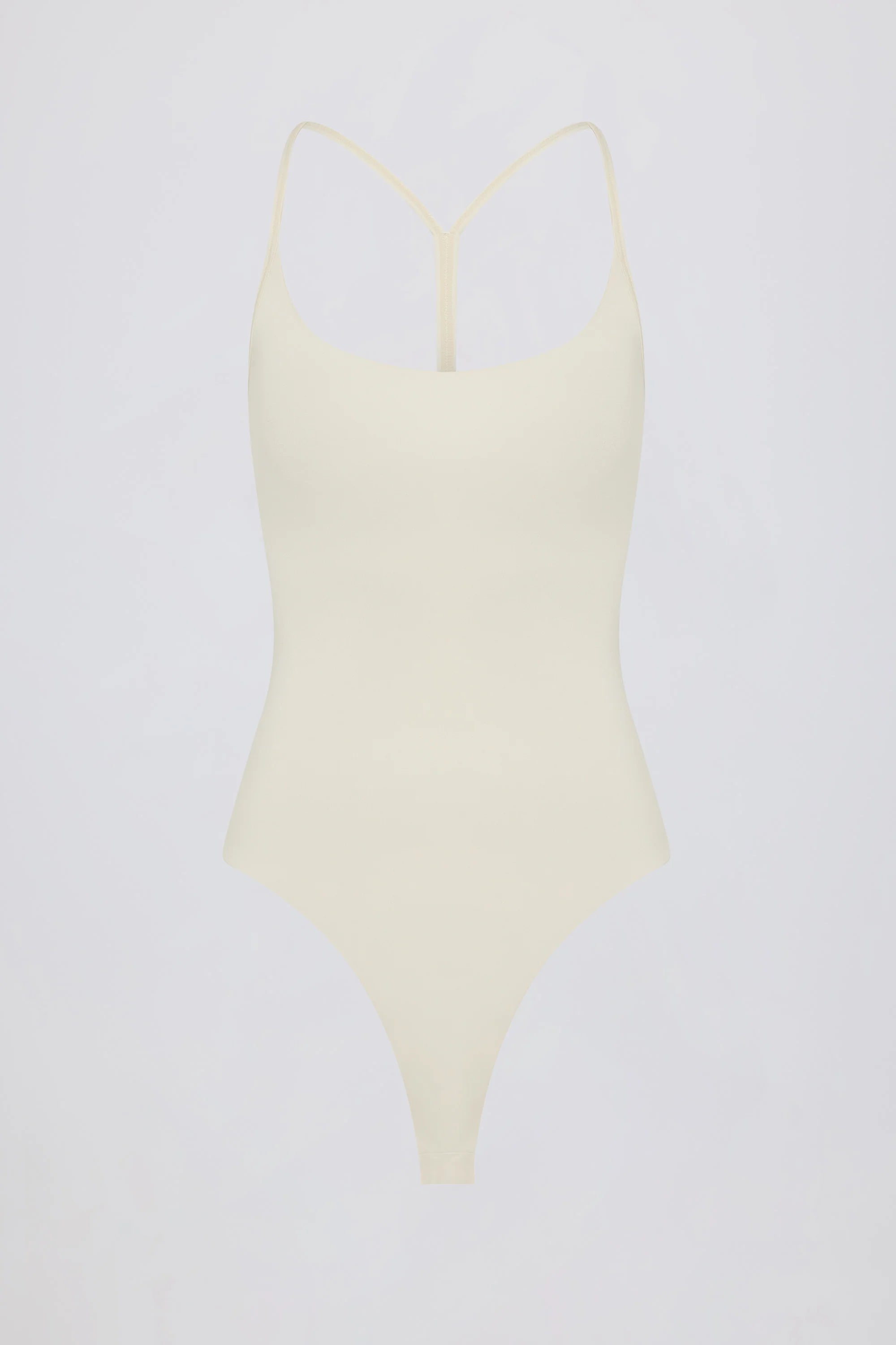 Cut Out Bodysuit in Oat