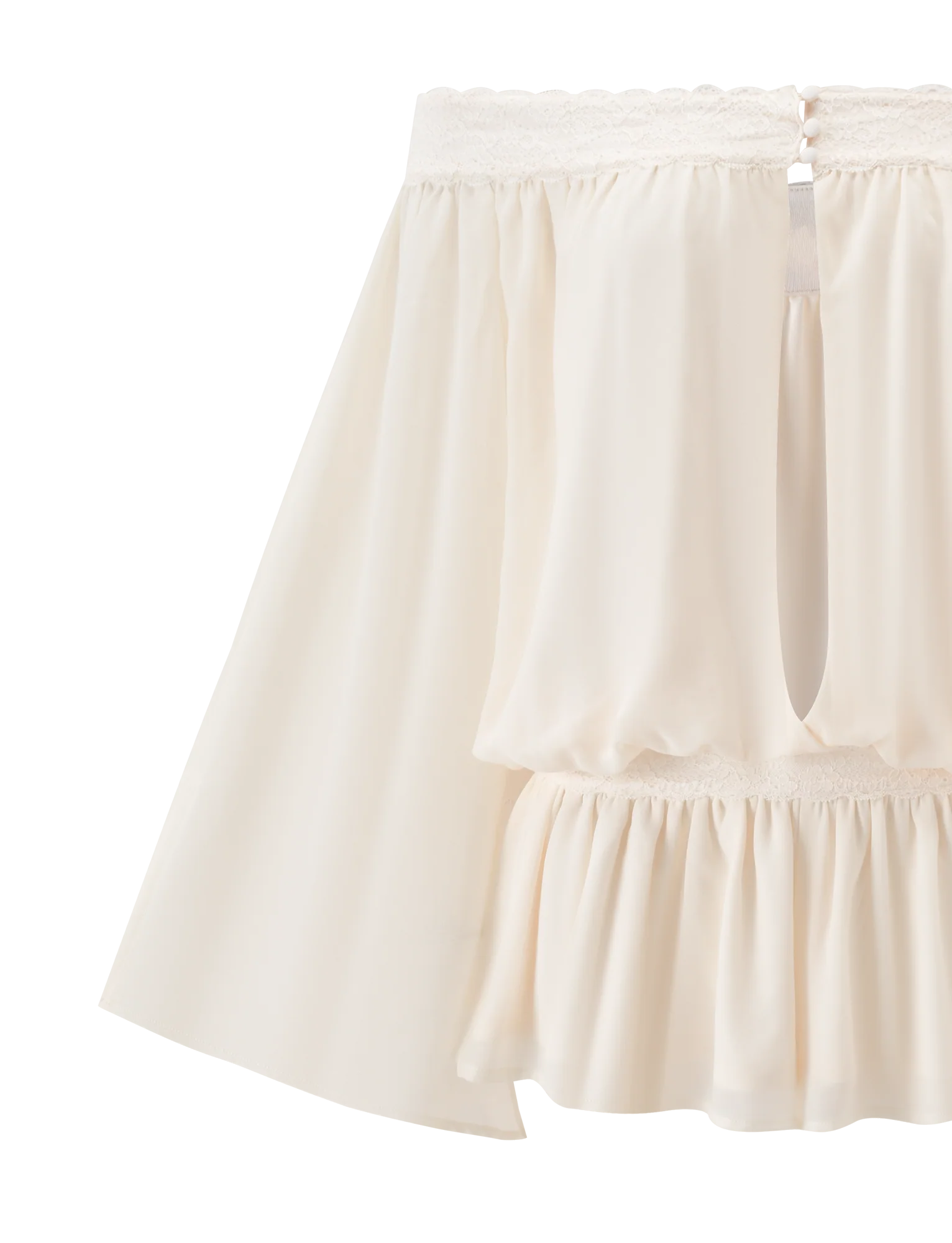 TESSIE PLAYSUIT IVORY