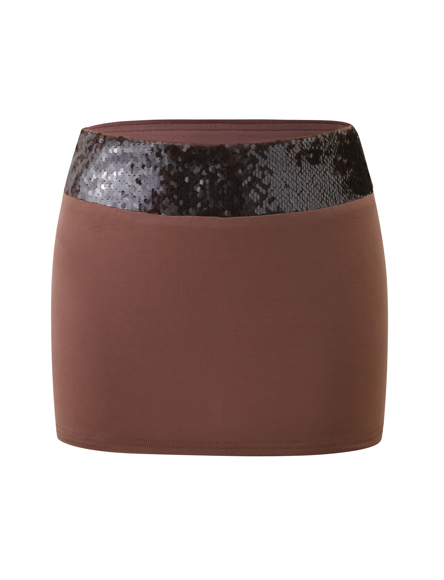 THARA MINI SKIRT CHOCOLATE