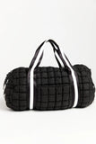 Haylie Active State Black Quilted Duffle Bag SALE