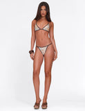 DIANA BIKINI TOP NEUTRAL ANIMAL ANIMAL MARBLE