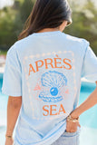 Apres Sea Light Blue Graphic Tee