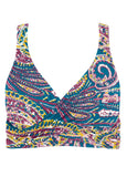 Lovely Lift Wrap Bikini Top Gypsy Paisley