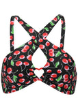 Heart Cross Halter Top Very Cherry