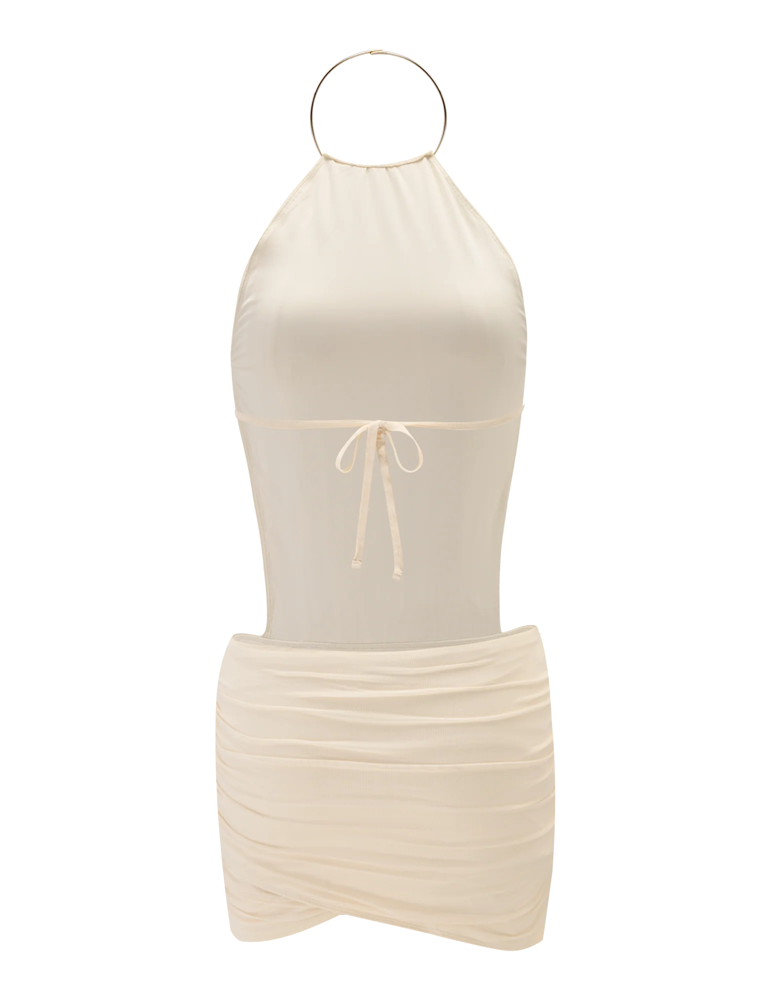 EVANNA MINI DRESS IVORY
