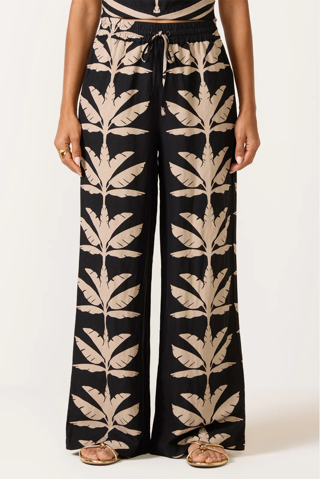 Dani Wide Leg Linen Pant
