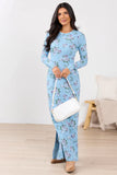 Morgan Blue Floral Maxi Dress