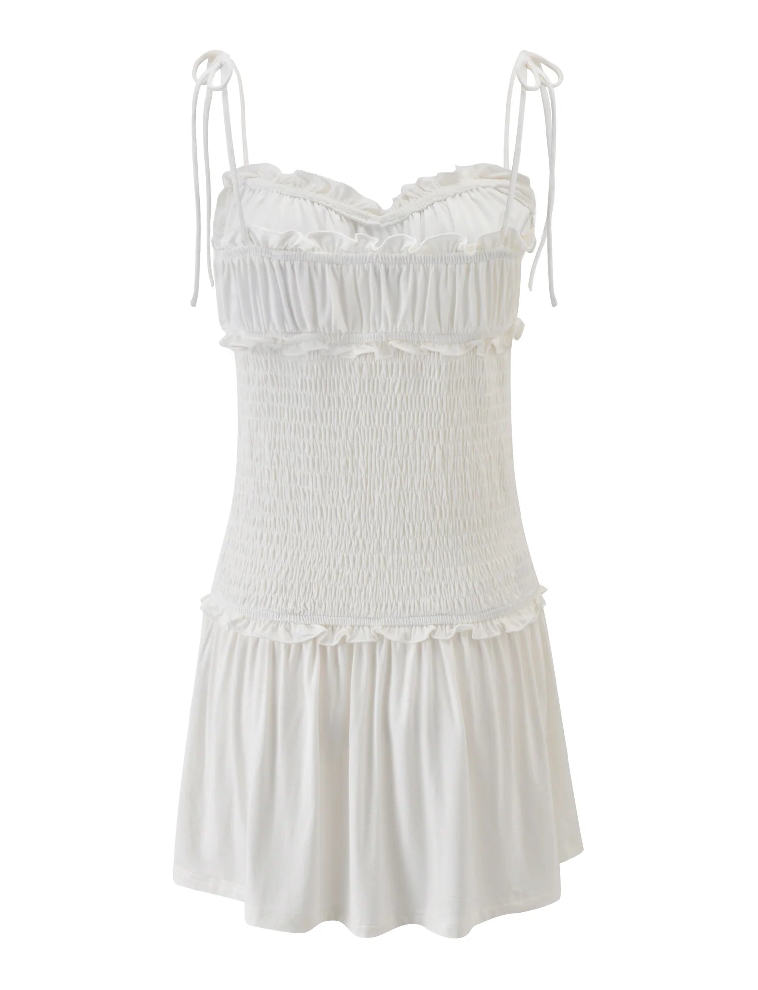 SAFIRA MINI DRESS WHITE
