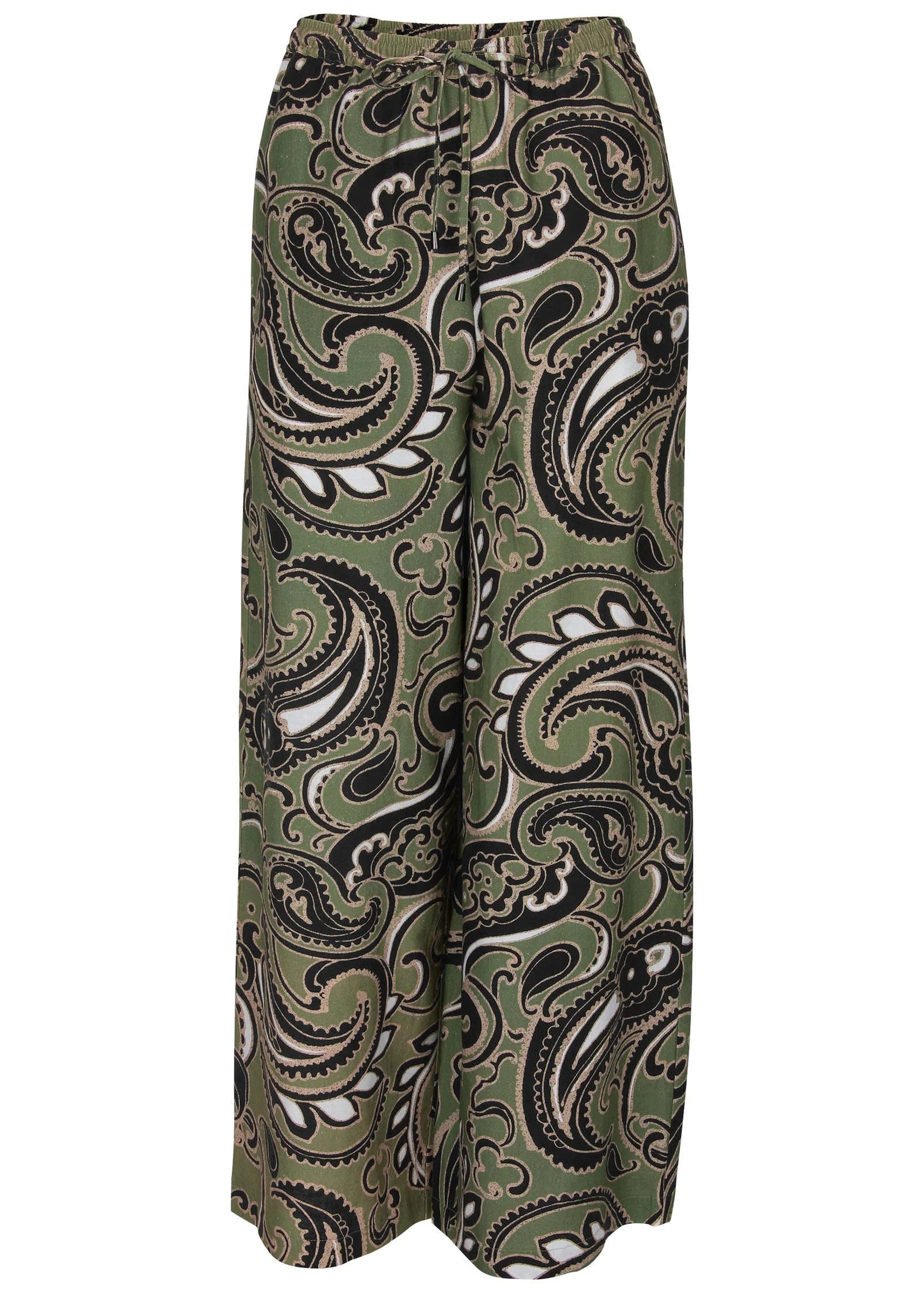 Linen Wide Leg Pant Large Splendid Paisley