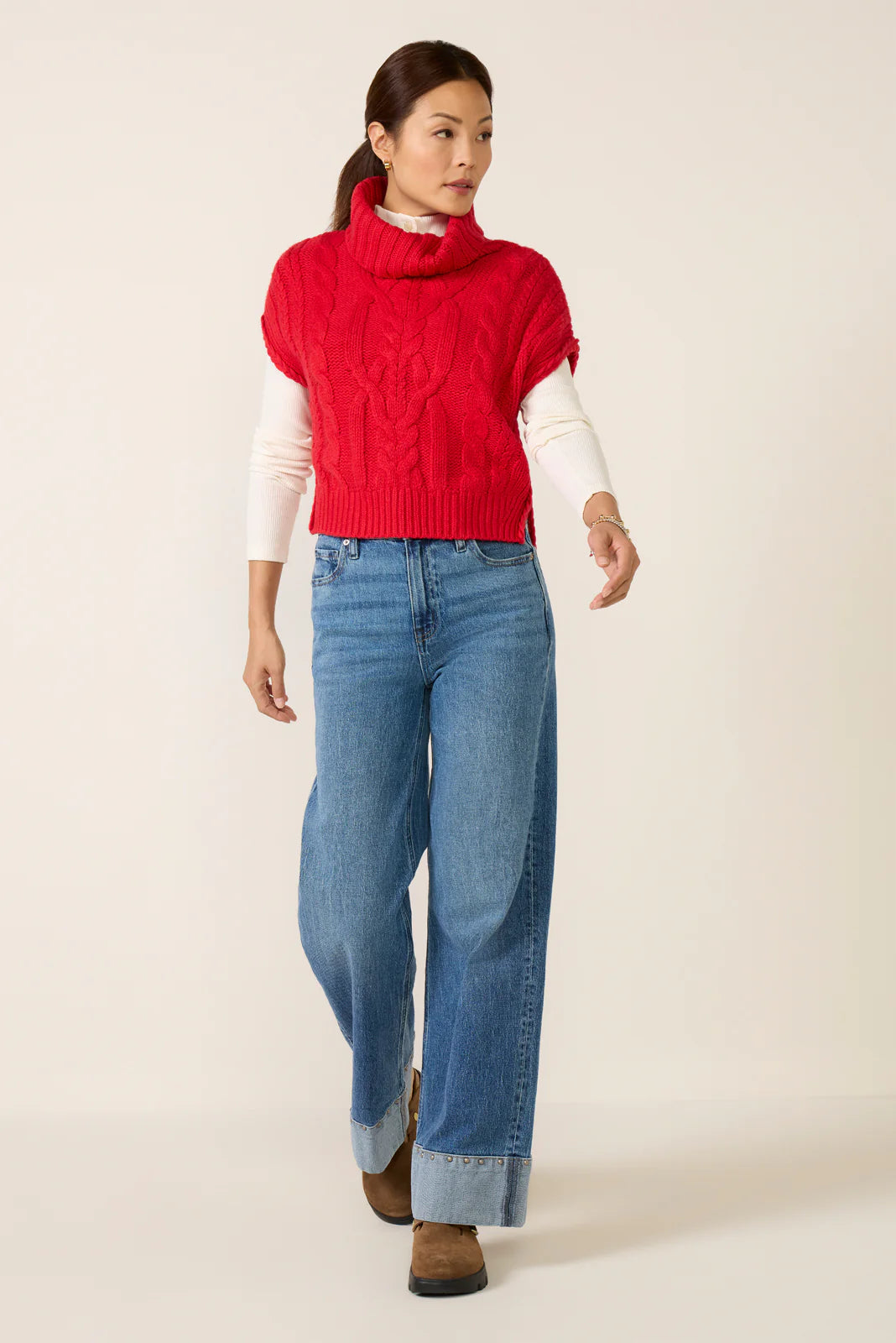 Angelica Cable Trim Vest