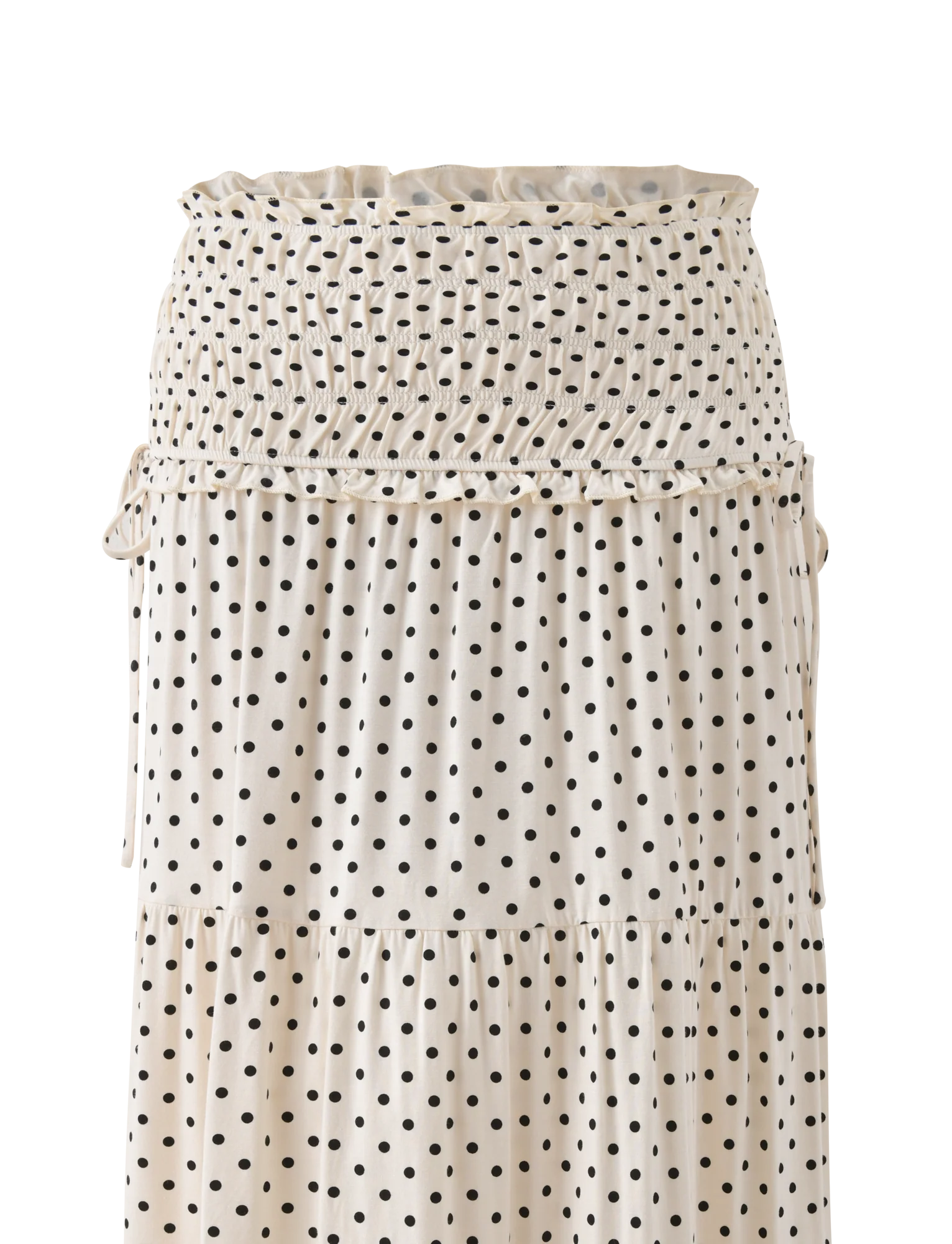 DENALI MAXI SKIRT CREAM DOT