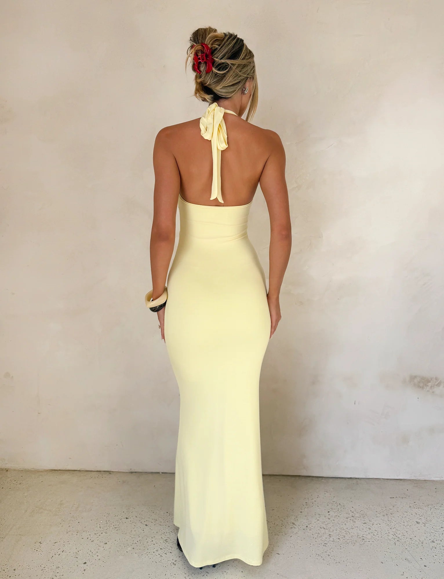 ZENEVA MAXI DRESS LEMON