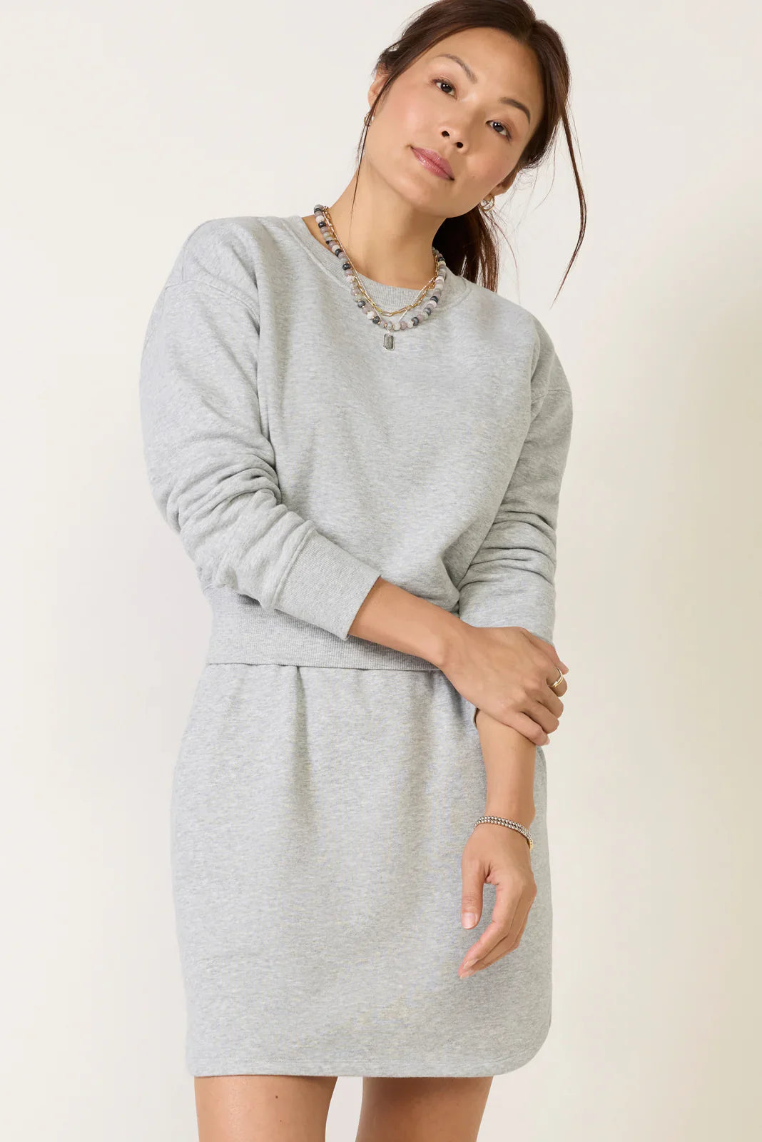 Vanna Sweatshirt Mini Dress