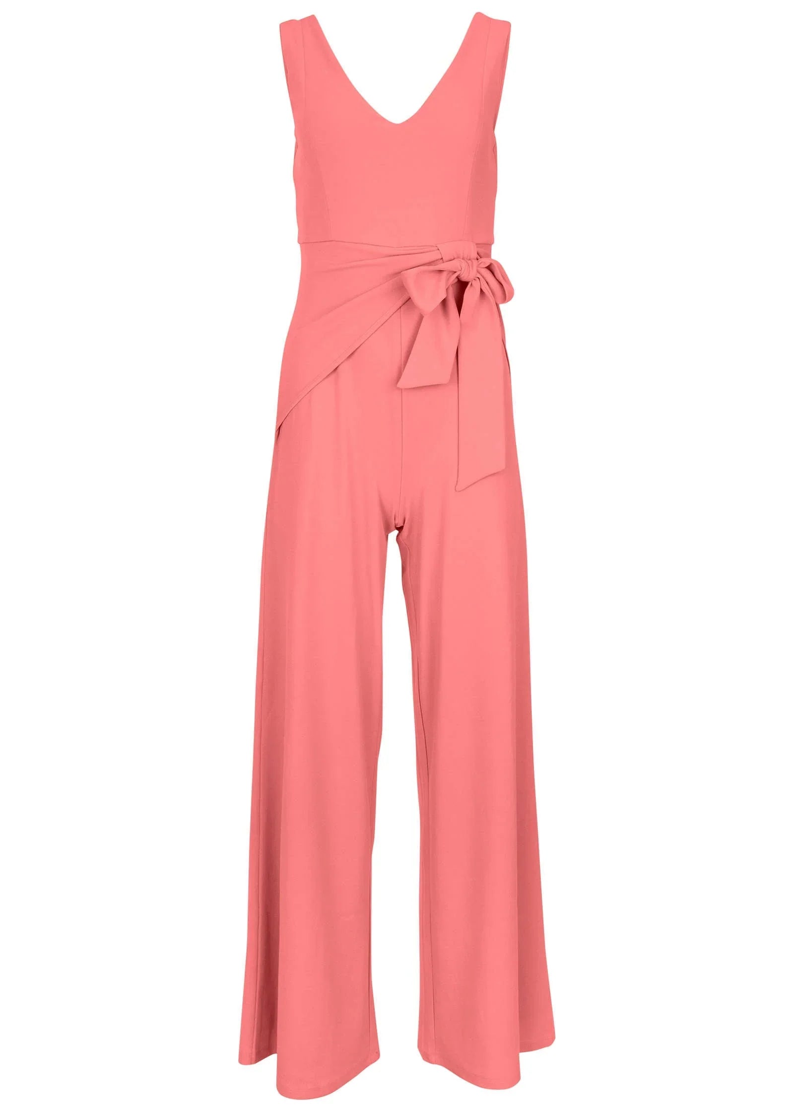 Wide Leg Jumpsuit Coral