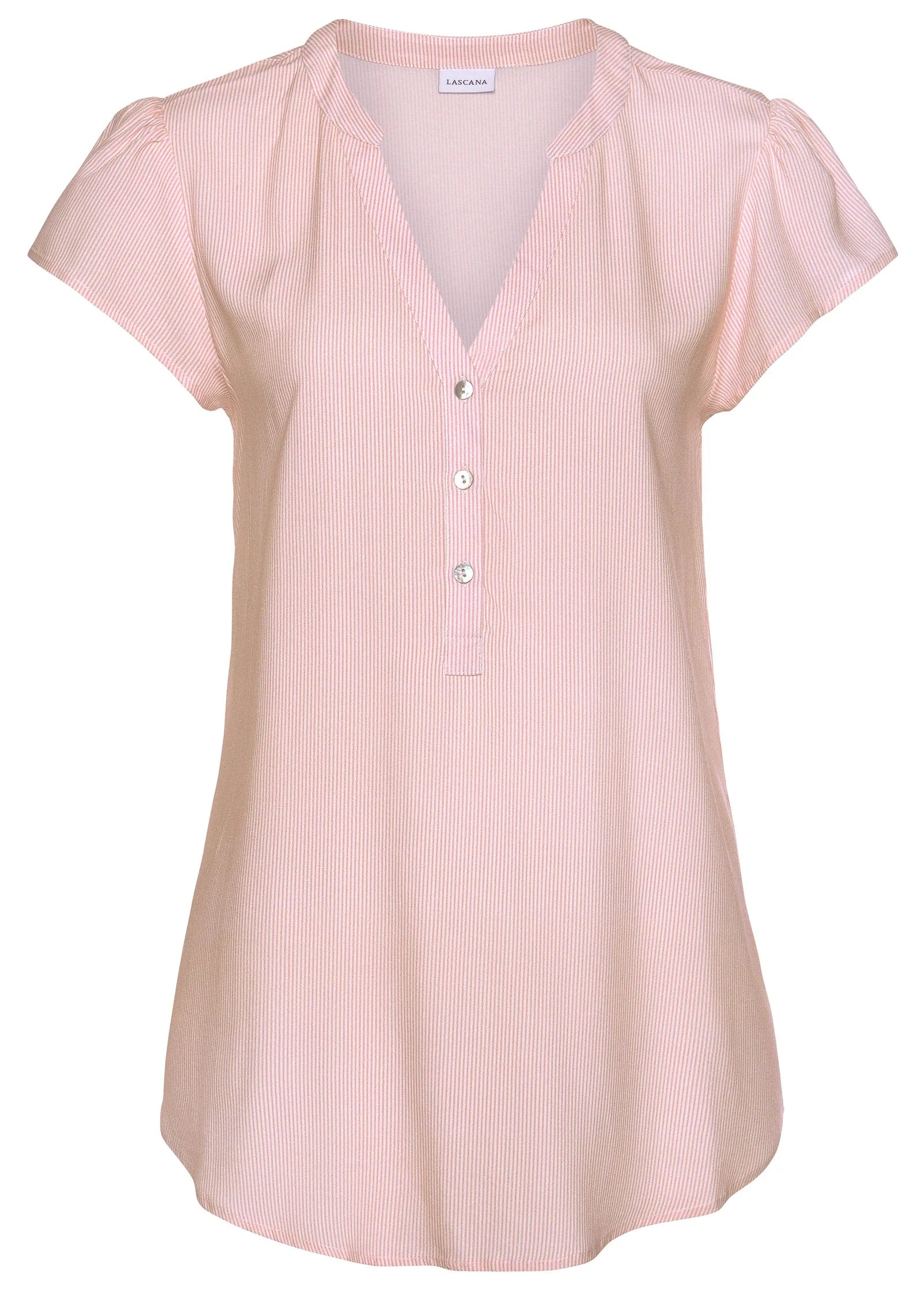 Button Down Top Taupe